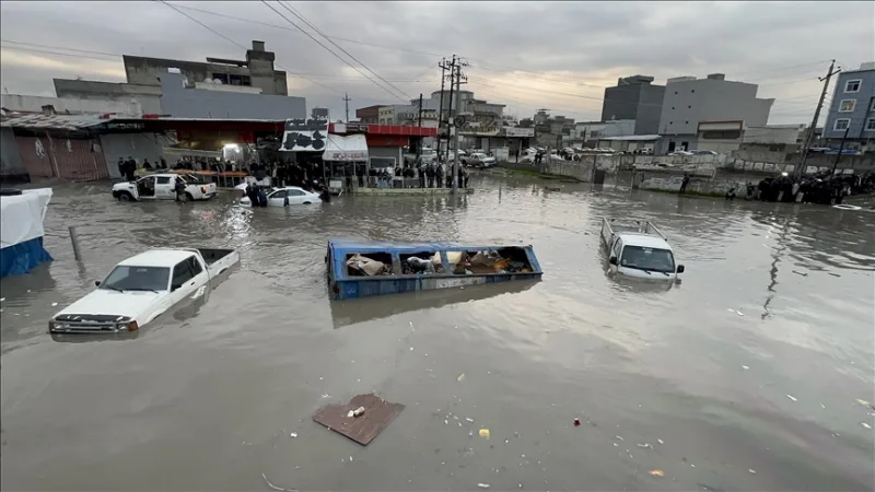 Opady deszczu, które nawiedziły miasto Erbil w Iraku, miały negatywny wpływ na życie mieszkańców